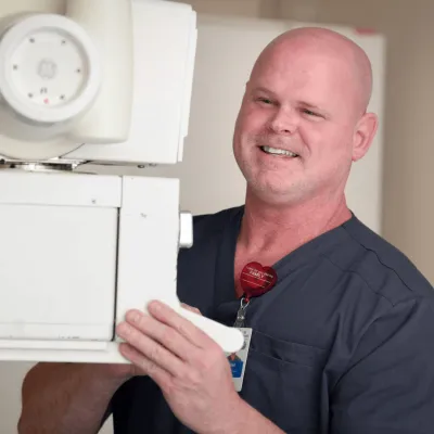 AdventHealth Provider using equipment