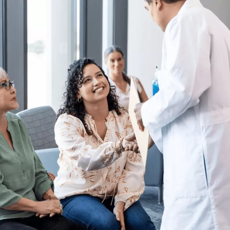 Doctor Shaking Patient's Hand